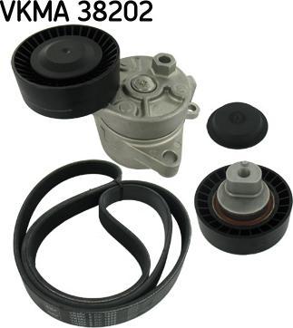 SKF VKMA 38202 - Keilrippenriemensatz alexcarstop-ersatzteile.com