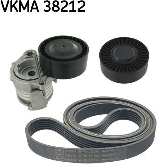 SKF VKMA 38212 - Keilrippenriemensatz alexcarstop-ersatzteile.com