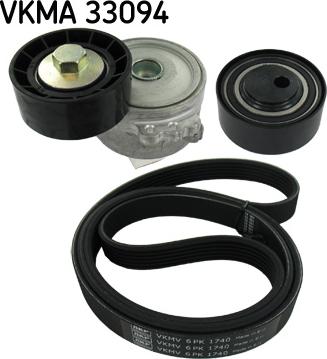 SKF VKMA 33094 - Keilrippenriemensatz alexcarstop-ersatzteile.com