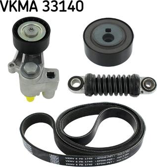 SKF VKMA 33140 - Keilrippenriemensatz alexcarstop-ersatzteile.com