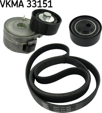 SKF VKMA 33151 - Keilrippenriemensatz alexcarstop-ersatzteile.com