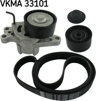 SKF VKMA 33101 - Keilrippenriemensatz alexcarstop-ersatzteile.com