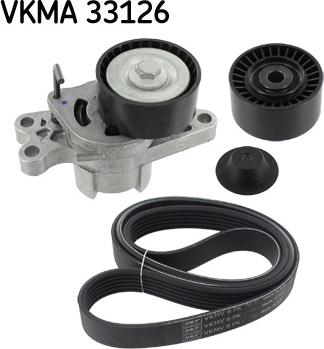 SKF VKMA 33126 - Keilrippenriemensatz alexcarstop-ersatzteile.com