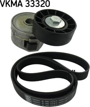 SKF VKMA 33320 - Keilrippenriemensatz alexcarstop-ersatzteile.com