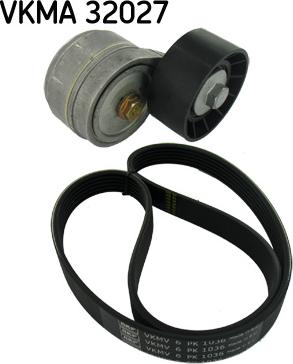 SKF VKMA 32027 - Keilrippenriemensatz alexcarstop-ersatzteile.com