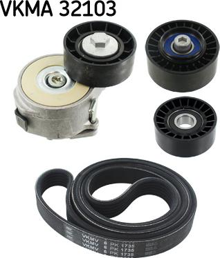 SKF VKMA 32103 - Keilrippenriemensatz alexcarstop-ersatzteile.com