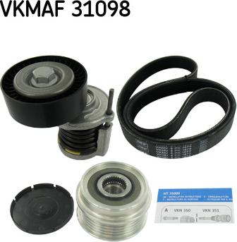 SKF VKMAF 31098 - Keilrippenriemensatz alexcarstop-ersatzteile.com