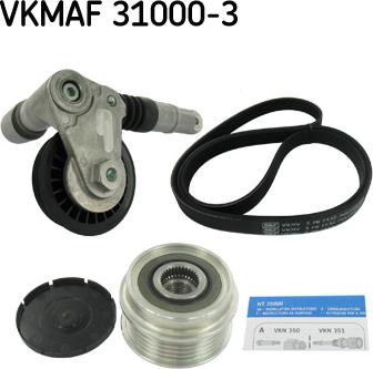 SKF VKMAF 31000-3 - Keilrippenriemensatz alexcarstop-ersatzteile.com