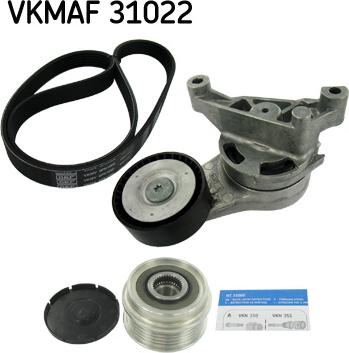 SKF VKMAF 31022 - Keilrippenriemensatz alexcarstop-ersatzteile.com