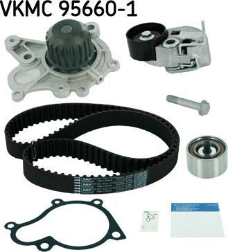 SKF VKMC 95660-1 - Wasserpumpe + Zahnriemensatz alexcarstop-ersatzteile.com