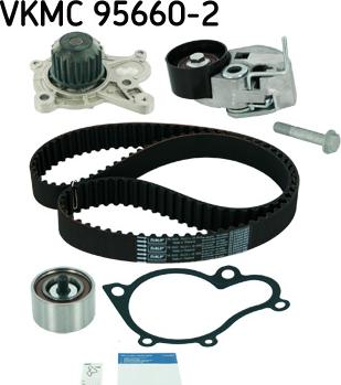 SKF VKMC 95660-2 - Wasserpumpe + Zahnriemensatz alexcarstop-ersatzteile.com