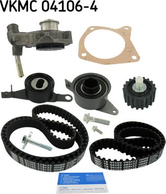 SKF VKMC 04106-4 - Wasserpumpe + Zahnriemensatz alexcarstop-ersatzteile.com