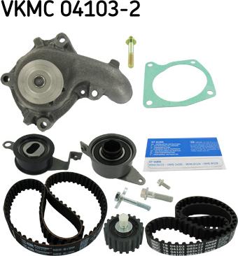 SKF VKMC 04103-2 - Wasserpumpe + Zahnriemensatz alexcarstop-ersatzteile.com