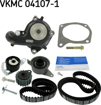 SKF VKMC 04107-1 - Wasserpumpe + Zahnriemensatz alexcarstop-ersatzteile.com