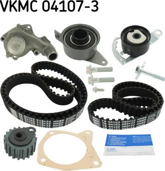 SKF VKMC 04107-3 - Wasserpumpe + Zahnriemensatz alexcarstop-ersatzteile.com