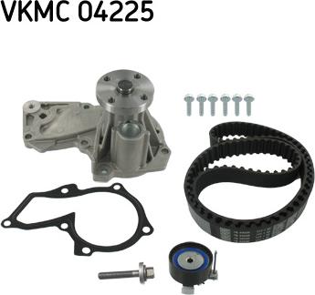 SKF VKMC 04225 - Wasserpumpe + Zahnriemensatz alexcarstop-ersatzteile.com