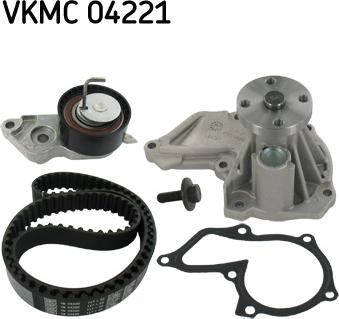 SKF VKMC 04221 - Wasserpumpe + Zahnriemensatz alexcarstop-ersatzteile.com