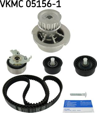 SKF VKMC 05156-1 - Wasserpumpe + Zahnriemensatz alexcarstop-ersatzteile.com