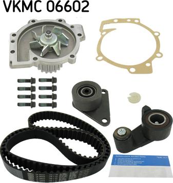 SKF VKMC 06602 - Wasserpumpe + Zahnriemensatz alexcarstop-ersatzteile.com