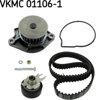 SKF VKMC 01106-1 - Wasserpumpe + Zahnriemensatz alexcarstop-ersatzteile.com