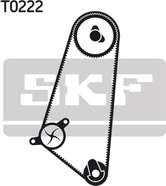 SKF VKMC 01100 - Wasserpumpe + Zahnriemensatz alexcarstop-ersatzteile.com