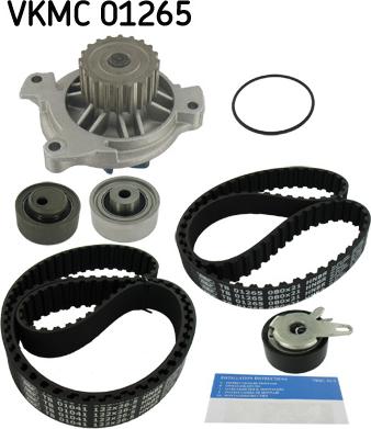 SKF VKMC 01265 - Wasserpumpe + Zahnriemensatz alexcarstop-ersatzteile.com