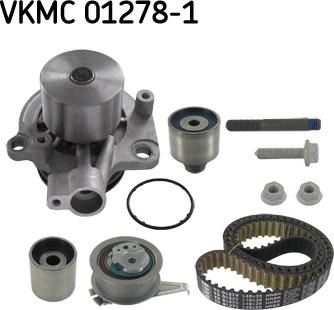 SKF VKMC 01278-1 - Wasserpumpe + Zahnriemensatz alexcarstop-ersatzteile.com