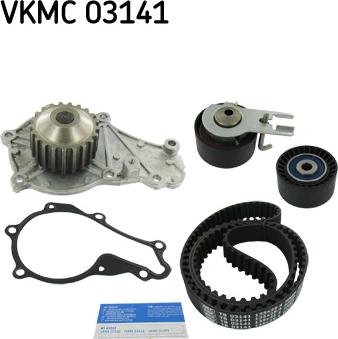 SKF VKMC 03141 - Wasserpumpe + Zahnriemensatz alexcarstop-ersatzteile.com