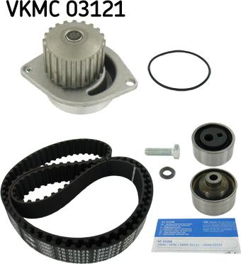 SKF VKMC 03121 - Wasserpumpe + Zahnriemensatz alexcarstop-ersatzteile.com