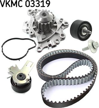 SKF VKMC 03319 - Wasserpumpe + Zahnriemensatz alexcarstop-ersatzteile.com