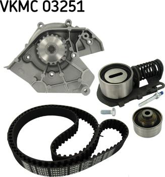 SKF VKMC 03251 - Wasserpumpe + Zahnriemensatz alexcarstop-ersatzteile.com