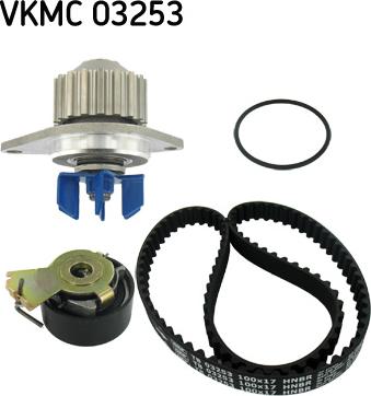 SKF VKMC 03253 - Wasserpumpe + Zahnriemensatz alexcarstop-ersatzteile.com