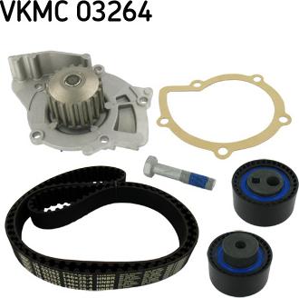 SKF VKMC 03264 - Wasserpumpe + Zahnriemensatz alexcarstop-ersatzteile.com