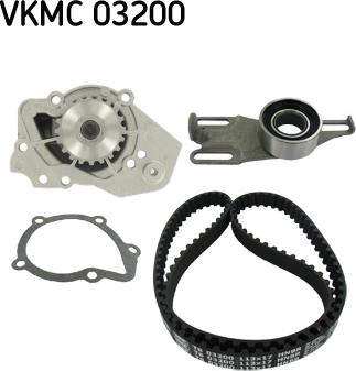 SKF VKMC 03200 - Wasserpumpe + Zahnriemensatz alexcarstop-ersatzteile.com