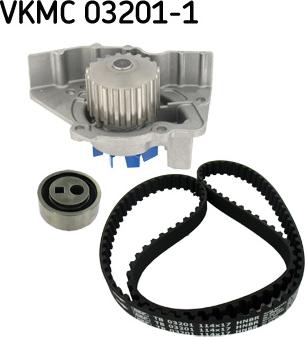 SKF VKMC 03201-1 - Wasserpumpe + Zahnriemensatz alexcarstop-ersatzteile.com