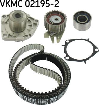 SKF VKMC 02195-2 - Wasserpumpe + Zahnriemensatz alexcarstop-ersatzteile.com