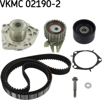 SKF VKMC 02190-2 - Wasserpumpe + Zahnriemensatz alexcarstop-ersatzteile.com