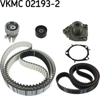 SKF VKMC 02193-2 - Wasserpumpe + Zahnriemensatz alexcarstop-ersatzteile.com