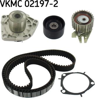 SKF VKMC 02197-2 - Wasserpumpe + Zahnriemensatz alexcarstop-ersatzteile.com