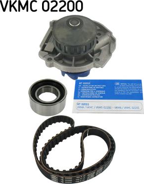 SKF VKMC 02200 - Wasserpumpe + Zahnriemensatz alexcarstop-ersatzteile.com