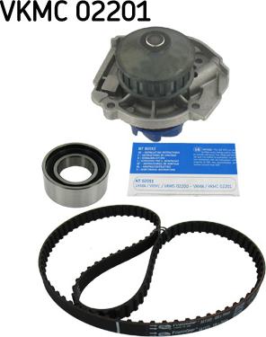 SKF VKMC 02201 - Wasserpumpe + Zahnriemensatz alexcarstop-ersatzteile.com