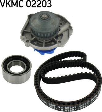 SKF VKMC 02203 - Wasserpumpe + Zahnriemensatz alexcarstop-ersatzteile.com