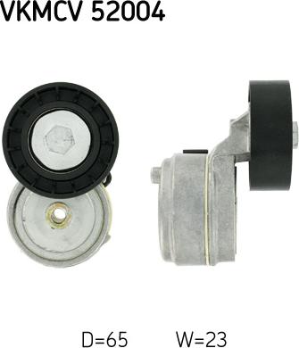 SKF VKMCV 52004 - Umlenk / Führungsrolle, Keilrippenriemen alexcarstop-ersatzteile.com