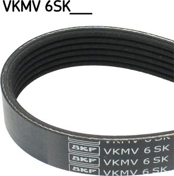 SKF VKMV 6SK989 - Keilrippenriemen alexcarstop-ersatzteile.com