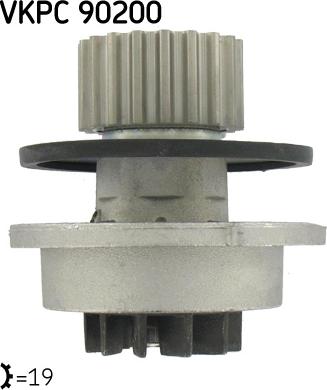 SKF VKPC 90200 - Wasserpumpe alexcarstop-ersatzteile.com