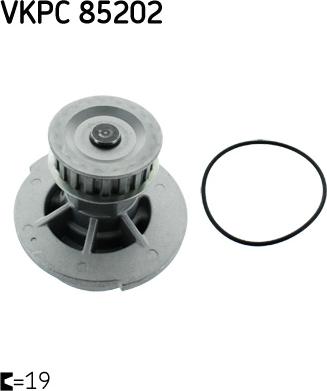 SKF VKPC 85202 - Wasserpumpe alexcarstop-ersatzteile.com