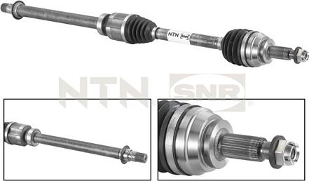 SNR DK55.071 - Antriebswelle alexcarstop-ersatzteile.com