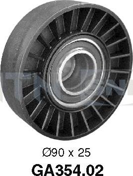 SNR GA354.02 - Umlenk / Führungsrolle, Keilrippenriemen alexcarstop-ersatzteile.com