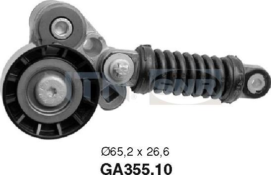 SNR GA355.10 - Umlenk / Führungsrolle, Keilrippenriemen alexcarstop-ersatzteile.com