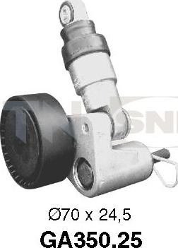 SNR GA350.25 - Umlenk / Führungsrolle, Keilrippenriemen alexcarstop-ersatzteile.com